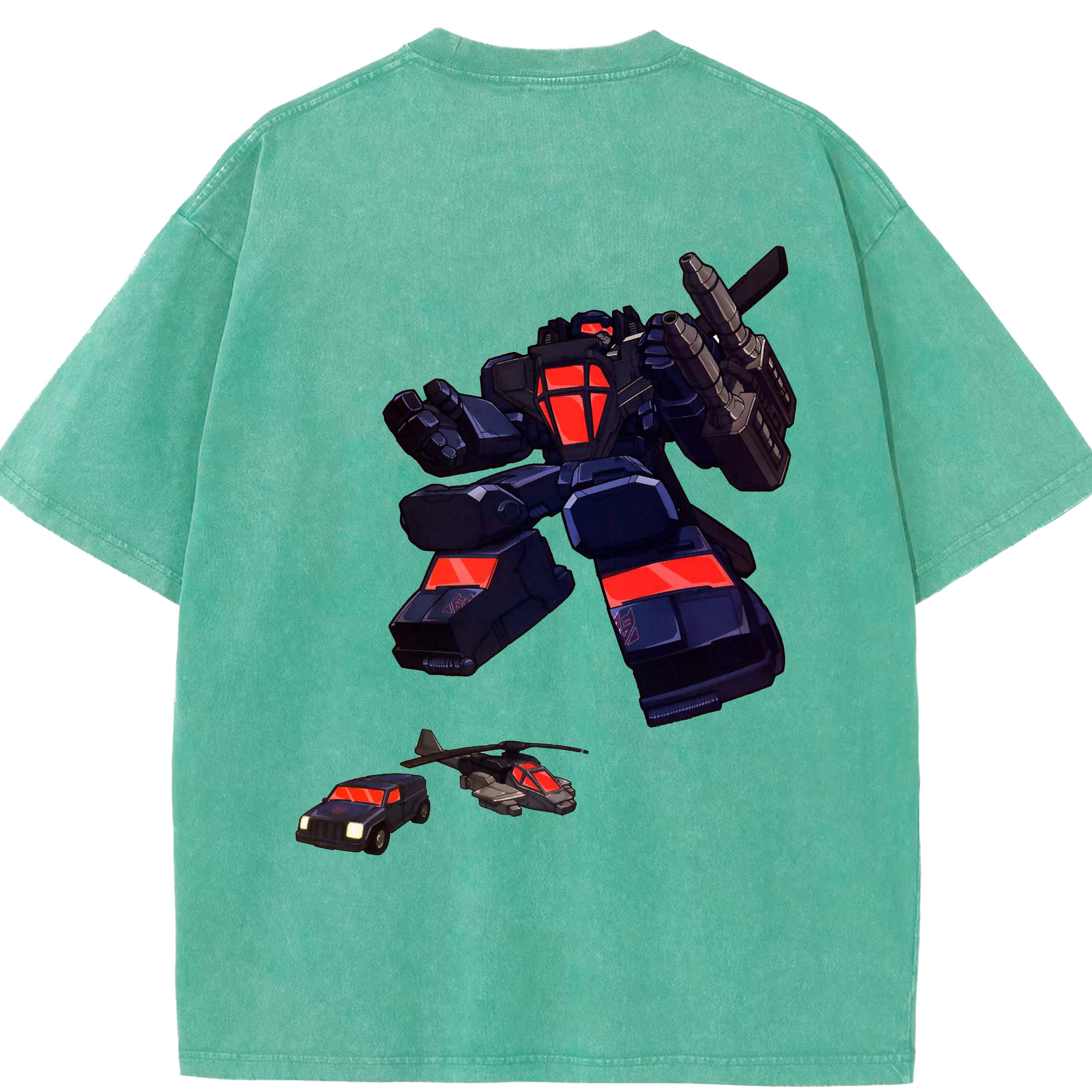 （画像用）  綿100% ヴィンテージ風 半袖Tシャツ（背面プリント）